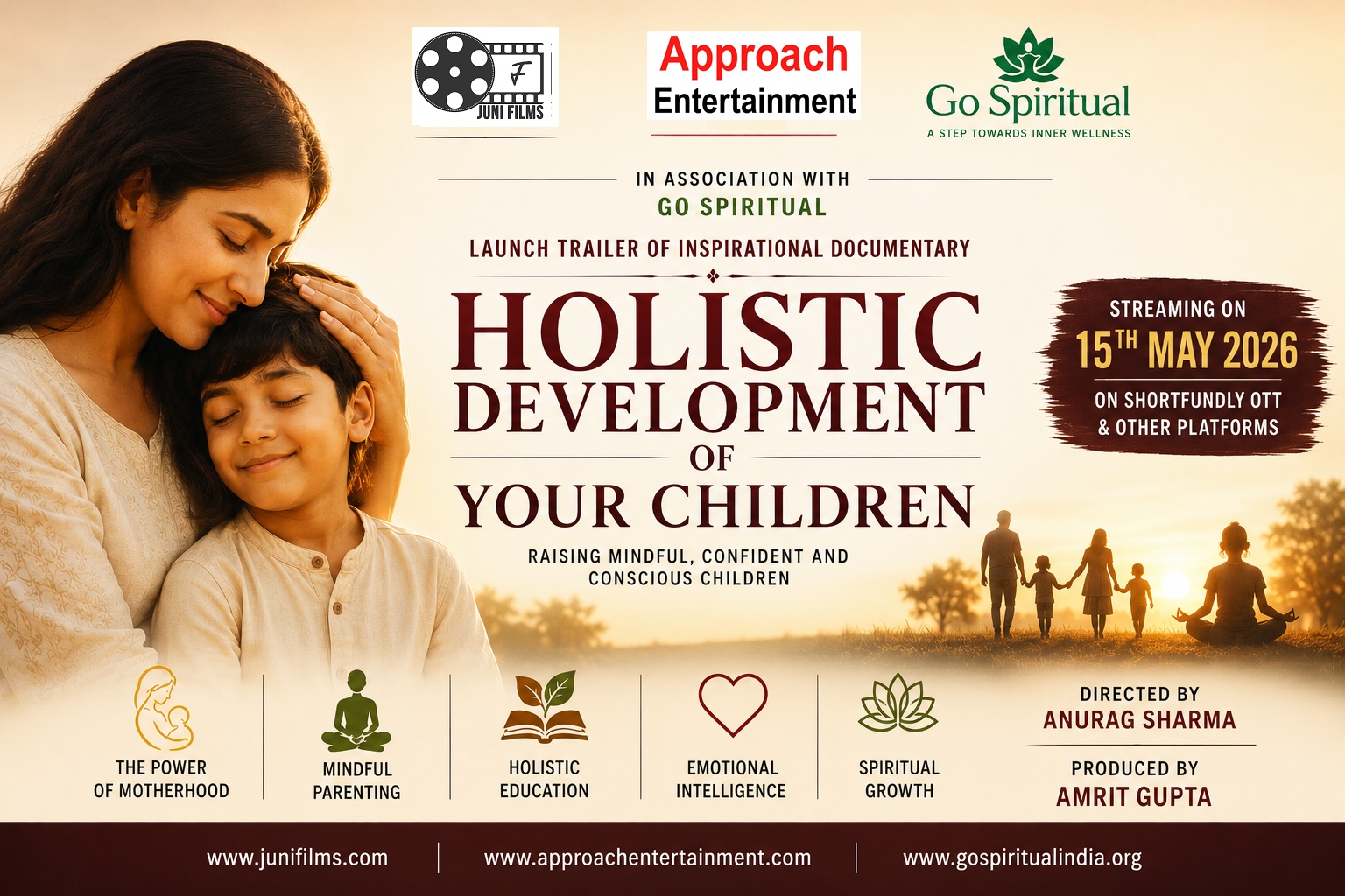 Read more about the article Approach Entertainment Launch Trailer of Inspirational Documentary ‘Holistic Development of Your Children’