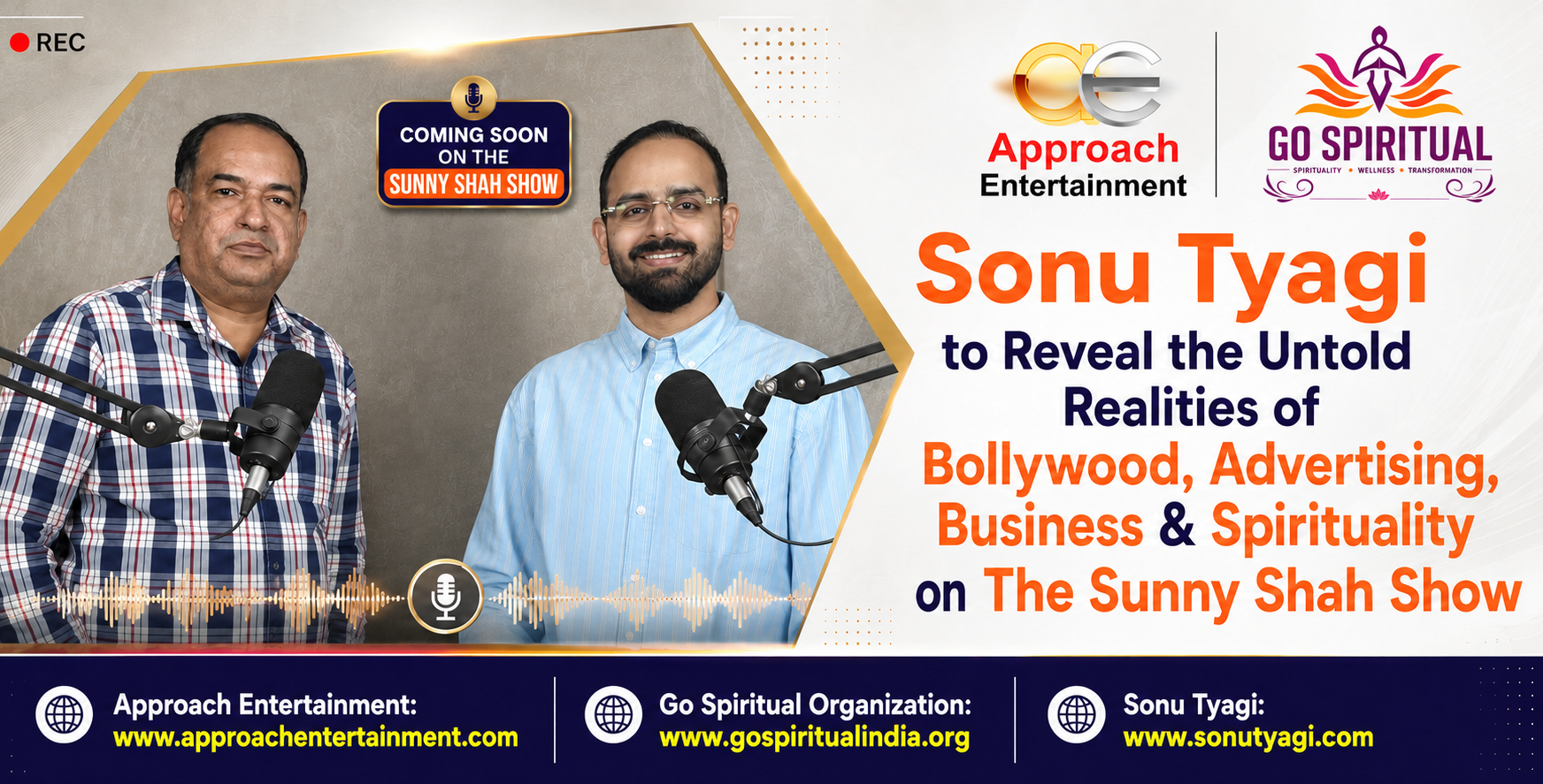 Read more about the article Sonu Tyagi to Reveal the Untold Realities of Bollywood, Advertising, Business & Spirituality on The Sunny Shah Show